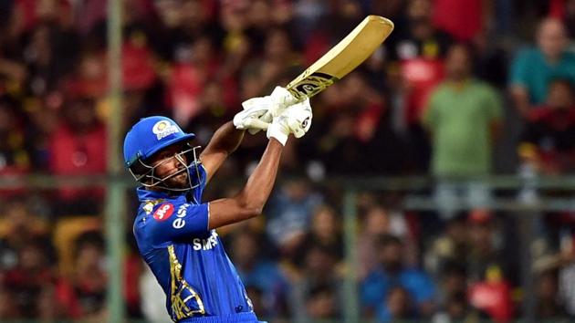Hardik Pandya was brilliant in the final overs as he took charge and smashed 32 from 14 balls (PTI) 