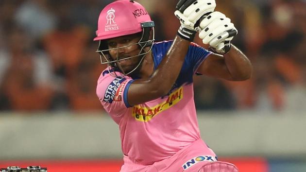 Sanju Samson plays a shot during the Indian Premier League 2019 (IPL T20). (PTI)
