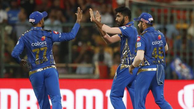 Jasprit Bumrah bowled an exceptional 19th over to turn the tide in MI’s favour (AP) 