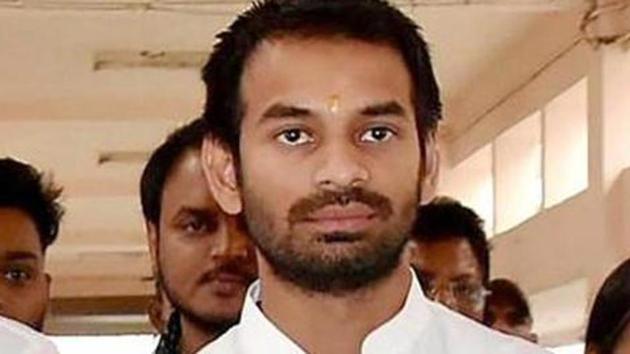 sources said, Tej Pratap, the Mahua MLA, had shared the information about his plans to contest the polls against his father-in-law with couple of media channels, unofficially.(PTI)