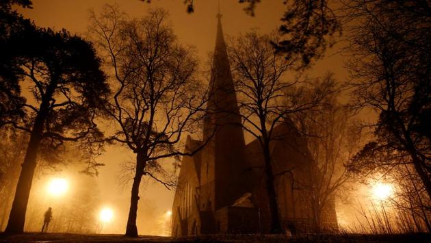 A view through mist shows the Kirk of Saint Mary Magdalene in Primorsk, Leningrad Region, Russia. (Anton Vaganov / REUTERS) A view through mist shows the Kirk of Saint Mary Magdalene in Primorsk, Leningrad Region, Russia. (Anton Vaganov / REUTERS)