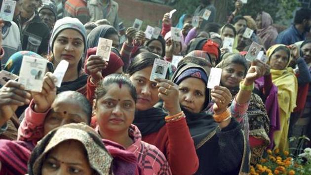 For the first time, nearly 300 polling stations in Manipur will be manned by only women personnel during the coming Lok Sabha polls to two constituencies in the state. (Representative Image/PTI File Photo) For the first time, nearly 300 polling stations in Manipur will be manned by only women personnel during the coming Lok Sabha polls to two constituencies in the state. (Representative Image/PTI File Photo)