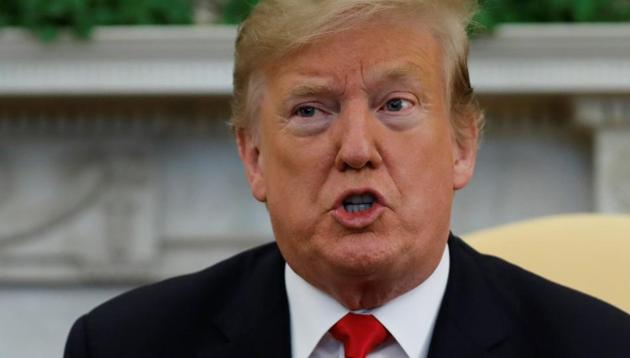 A bipartisan duo of US lawmakers on Wednesday urged the Trump administration delay the termination of zero-tariff trade benefits for India till after election to make room for discussions.(REUTERS) A bipartisan duo of US lawmakers on Wednesday urged the Trump administration delay the termination of zero-tariff trade benefits for India till after election to make room for discussions.(REUTERS)