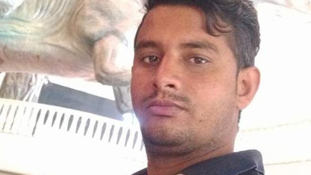 File photo of Kuldeep Nagar, the beer salesman who was shot dead in Greater Noida on Wednesday night. (HT Photo) File photo of Kuldeep Nagar, the beer salesman who was shot dead in Greater Noida on Wednesday night. (HT Photo)