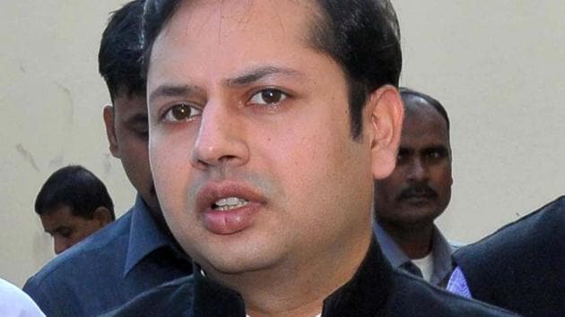 Rajasthan CM Ashok Gehlot’s son Vaibhav Gehlot is in Congress list of 19 candidates from the state for the Lok Sabha elections.(HT File)