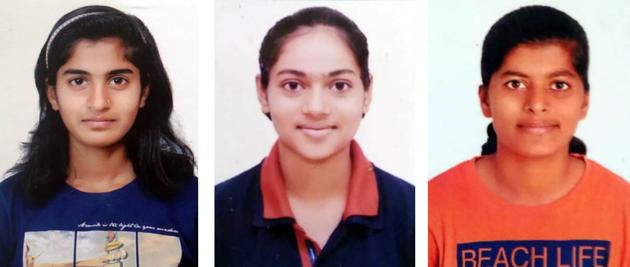 (from left) Rujuta Pisal, Akshata Dhekale and Rujuta Pisal (HT PHOTO) (from left) Rujuta Pisal, Akshata Dhekale and Rujuta Pisal (HT PHOTO)