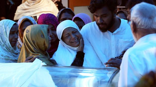 The mother of Anzi Ali Bhava, who died in mosque shootings in New Zealand, cries as her daughter’s body is brought to her house before a funeral in Kodungalloor town in Kerala. (Sivaram V / REUTERS) The mother of Anzi Ali Bhava, who died in mosque shootings in New Zealand, cries as her daughter’s body is brought to her house before a funeral in Kodungalloor town in Kerala. (Sivaram V / REUTERS)
