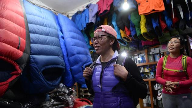 For women left to pick up the pieces, their grief and struggle is compounded by their newfound status as widows, one that carries stigma. “It is difficult and confusing for them. They are usually dependent on their husbands and not educated. And suddenly they are faced with the responsibility of taking care of the family,” said Tsering Dolker Sherpa of the Juniper Fund. (Prakash Mathema / AFP)