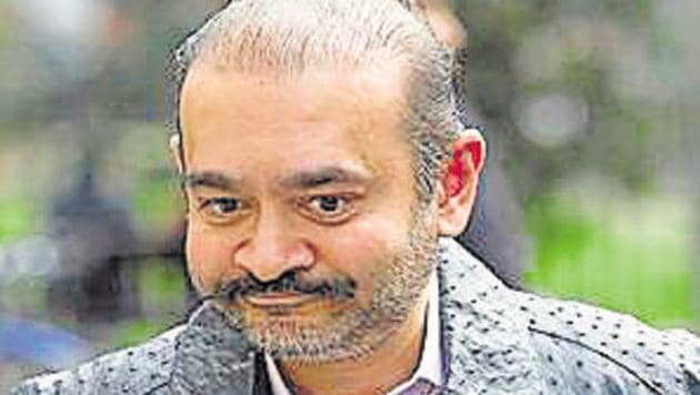 Nirav Modi was denied bail for the second time since his arrest on March 19.(Twitter@Telegraph)