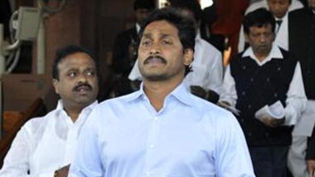 The YS Jaganmohan Reddy-led YSR Congress is taking no chances for the April 11 assembly elections in Andhra Pradesh and has held a three-day yagam to ensure its victory.(Sonu Mehta/HT Photo)