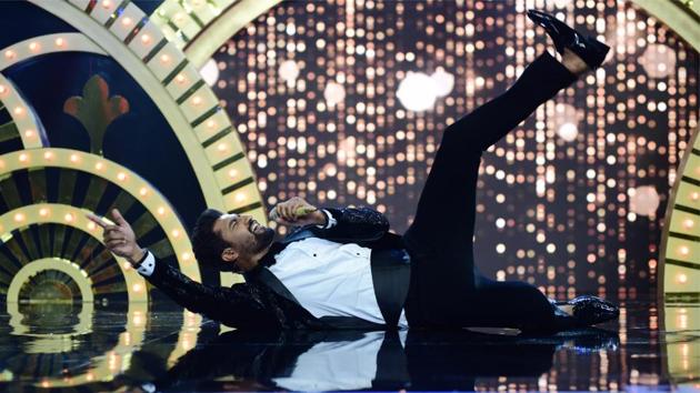 Host Vicky Kaushal was in the best mood. (Vijayanand Gupta/HT Photo)