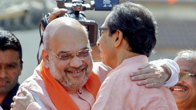Thackeray said that the differences between the Sena and BJP cropped up over the last five years but the fact that the two parties are together for 25 years matters the most(PTI)