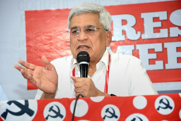 Former CPI(M) general secretary Prakash Karat.(PTI file photo) Former CPI(M) general secretary Prakash Karat.(PTI file photo)