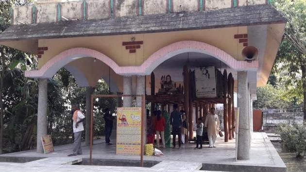 The Devraha Baba temple in Deoria.(HT Photo)