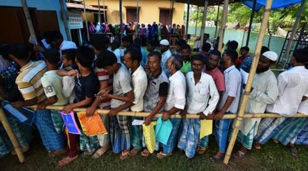 The Supreme Court on Monday pulled up the Assam government after its chief secretary failed to be present in court to answer queries on foreigners issue during a hearing on the National Register of Citizens (NRC) in the state.(REUTERS FILE PHOTO) The Supreme Court on Monday pulled up the Assam government after its chief secretary failed to be present in court to answer queries on foreigners issue during a hearing on the National Register of Citizens (NRC) in the state.(REUTERS FILE PHOTO)