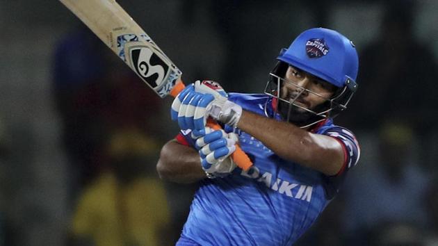 Delhi Capitals player Rishabh Pant plays a shot during an IPL match.(AP) Delhi Capitals player Rishabh Pant plays a shot during an IPL match.(AP)