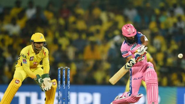 Rahul Tripathi injected momentum after the initial overs and attacked the spinners (PTI)
