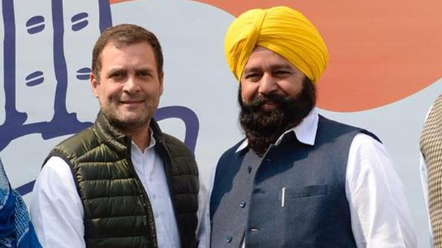 Sher Singh Ghubaya, who joined the Congress in March, held the Ferozepur seat for a decade as an Akali Dal candidate.(ANI file photo)