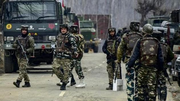 Four terrorists have been killed by security forces in a gun battle in Jammu and Kashmir’s Pulwama district, an Indian Army spokesperson said.(Representative Image/AP file Photo)