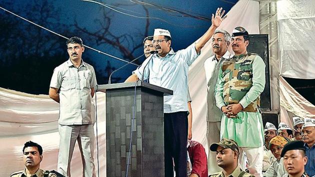 Following Kejriwal’s statement, AAP senior leader and Rajya Sabha MP, Sanjay Singh, also denied that the party has received any offer for an alliance from the Congress so far. (HT Photo) Following Kejriwal’s statement, AAP senior leader and Rajya Sabha MP, Sanjay Singh, also denied that the party has received any offer for an alliance from the Congress so far. (HT Photo)