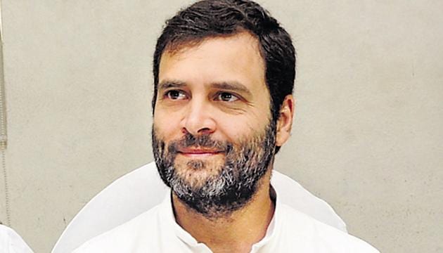 Congress president Rahul Gandhi has been outlining the party’s agenda at election rallies and many of these are expected to be part of the manifesto including the much-hyped minimum income scheme.(Sushil Kumar/ HT Photo) Congress president Rahul Gandhi has been outlining the party’s agenda at election rallies and many of these are expected to be part of the manifesto including the much-hyped minimum income scheme.(Sushil Kumar/ HT Photo)
