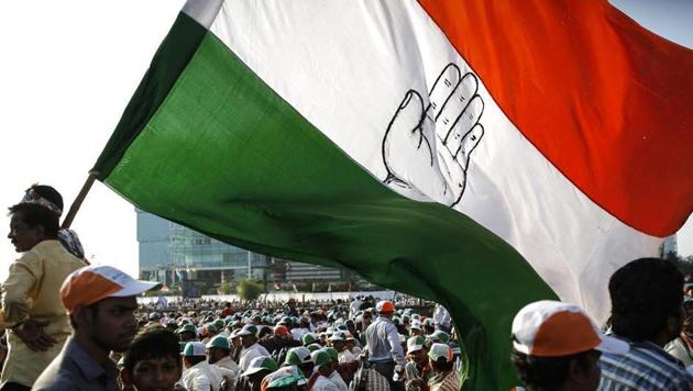 The Congress had released its first list on March 28 of 19 candidates for the Lok Sabha election to be held in April-May, which included a sitting MLA Ramnarayan Meena from Kota-Baran.(Reuters)