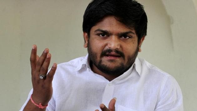 Hardik Patel moved the top court after his plea for stay was rejected by Gujarat High Court last week(PTI) Hardik Patel moved the top court after his plea for stay was rejected by Gujarat High Court last week(PTI)