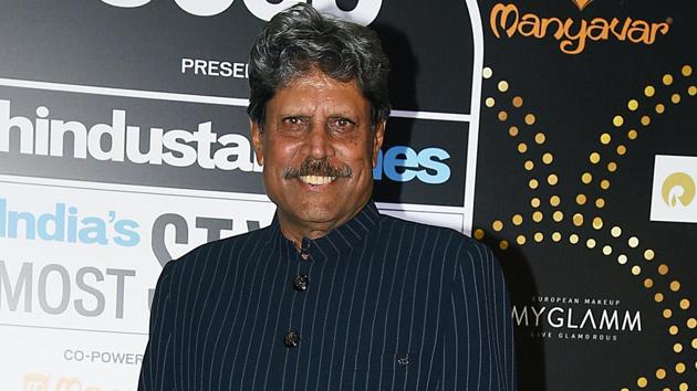 Kapil Dev attends the HT India's Most Stylish Awards 2019 ceremony in Mumbai.(AFP)