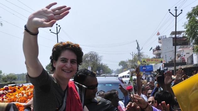 The Uttar Pradesh unit of the Congress wants Priyanka Gandhi Vadra to contest the Lok Sabha elections from the state.(HT Photo) The Uttar Pradesh unit of the Congress wants Priyanka Gandhi Vadra to contest the Lok Sabha elections from the state.(HT Photo)