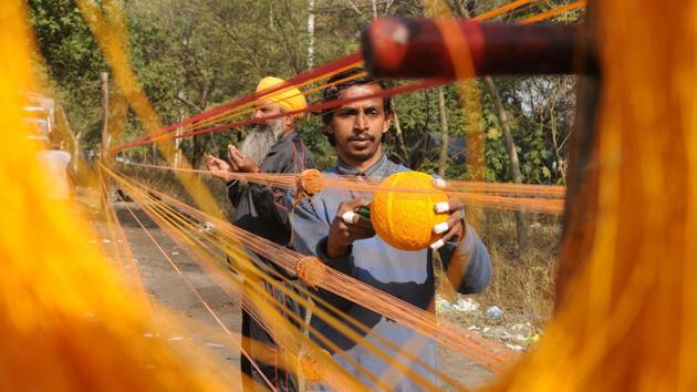 Chinese manjha was banned in the national capital by the government on January 10, 2017. (HT Photo) Chinese manjha was banned in the national capital by the government on January 10, 2017. (HT Photo)