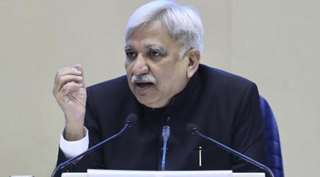 The Election Commission will take a call on whether it violates the model code after going through the documents the ministry files.(AP) The Election Commission will take a call on whether it violates the model code after going through the documents the ministry files.(AP)