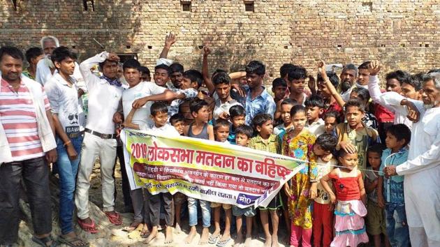 The villagers had been requesting the authorities to construct a new school building in the village as the old one was dilapidated.(HT) The villagers had been requesting the authorities to construct a new school building in the village as the old one was dilapidated.(HT)