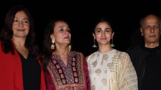 Soni Razdan had her entire family by her side at the special screening of her film, No Fathers in Kashmir.(Photo: Varinder Chawla) Soni Razdan had her entire family by her side at the special screening of her film, No Fathers in Kashmir.(Photo: Varinder Chawla)