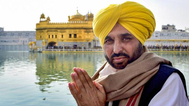 Aam Aadmi Party’s Punjab chief Bhagwant Mann is seeking re-election from Sangrur Lok Sabha seat in Punjab.(PTI File) Aam Aadmi Party’s Punjab chief Bhagwant Mann is seeking re-election from Sangrur Lok Sabha seat in Punjab.(PTI File)