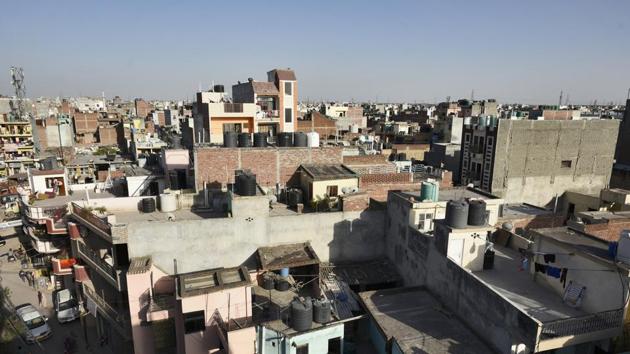Deoli, a Harijan basti near Ambedkar Nagar in Delhi. Harijan Basti is a generic term that is still in use in thousands of Dalit-dominated localities across India. The word ‘Harijan’ -- that was popularised by Mahatma Gandhi to refer to Dalits -- is now condemned by many people from the community. Consequently, Dalit-dominated areas in the city that go by the name “Harijan Basti” are likely to be renamed soon – with the word Harijan removed. (Burhaan Kinu / HT Photo)
