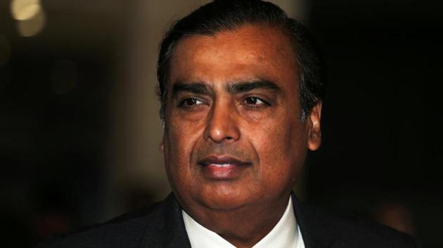 Mukesh Ambani, chairman and managing director of Reliance industries, arrives to address the company's annual general meeting in Mumbai, India July 5, 2018.(REUTERS FILE PHOTO) Mukesh Ambani, chairman and managing director of Reliance industries, arrives to address the company's annual general meeting in Mumbai, India July 5, 2018.(REUTERS FILE PHOTO)