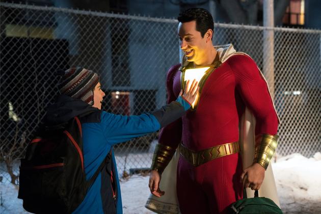 The plot revolves around a 14-year-old foster child (Asher Angel) who is magically transformed into an invincible adult every time he shouts the word Shazam. The plot revolves around a 14-year-old foster child (Asher Angel) who is magically transformed into an invincible adult every time he shouts the word Shazam.