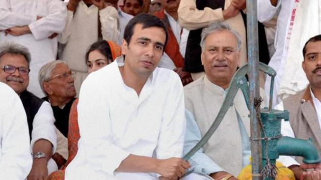 Rashtriya Lok Dal chief Ajit Singh’s son Jayant Chaudhary is contesting from Uttar Pradesh’s Baghpat constituency in Lok Sabha elections 2019.(PTI file photo)