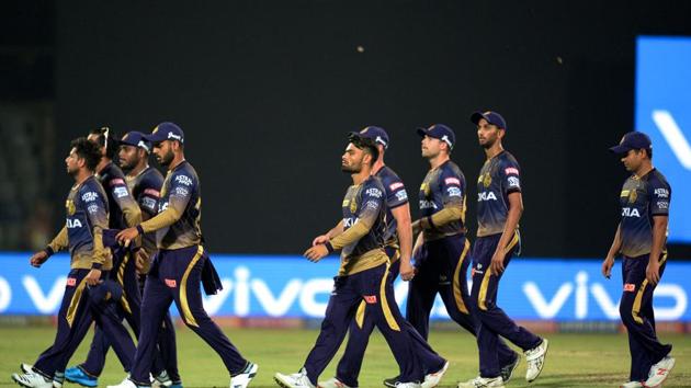 File image of KKR players(AFP)