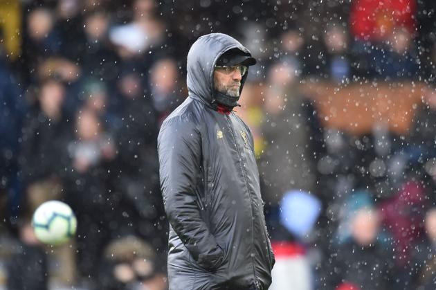 Liverpool's German manager Jurgen Klopp looks on(AFP)