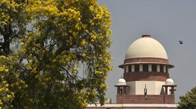 The Supreme Court on Friday refused to hear pleas challenging the constitutional validity of Aadhaar ordinance, brought by the Centre, and told the petitioners to approach a high court on the matter.(Biplov Bhuyan/HT PHOTO)