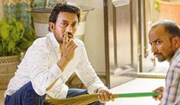 Irrfan, who played a shopkeeper in Hindi Medium, is likely to essay the role of a tourist guide in Angrezi Medium. Deepak Dobriyal reprises his role of Irrfan’s friend in the new film. Irrfan, who played a shopkeeper in Hindi Medium, is likely to essay the role of a tourist guide in Angrezi Medium. Deepak Dobriyal reprises his role of Irrfan’s friend in the new film.