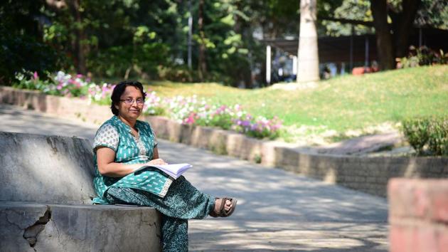Shanti Swarup Bhatnagar Prize recipient Aditi Sen De, is the first woman to receive the award in physical sciences. She works on quantum computation.(Sheeraz Rizvi/HT Photo)