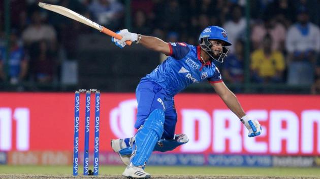 Delhi Capitals’ Rishab Pant in action against Kolkata Knight Riders during their IPL cricket match at Ferozshah Kotla ground in New Delhi. (Mohd Zakir / HT Photo) Delhi Capitals’ Rishab Pant in action against Kolkata Knight Riders during their IPL cricket match at Ferozshah Kotla ground in New Delhi. (Mohd Zakir / HT Photo)