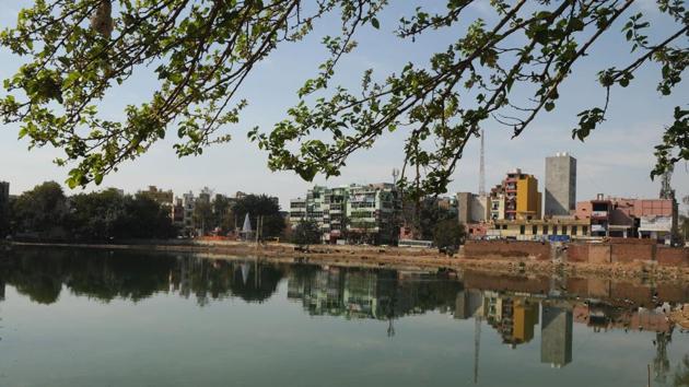 The Gurugram Metropolitan Development Authority (GMDA), earlier this month, completed a water security survey with the aim to improve groundwater levels through restoration of natural water bodies.(Representative Image/HT File Photo) The Gurugram Metropolitan Development Authority (GMDA), earlier this month, completed a water security survey with the aim to improve groundwater levels through restoration of natural water bodies.(Representative Image/HT File Photo)