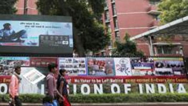 Lok Sabha elections 2019: Election Commission bans uncertified political ads on poll date and day before(REUTERS) Lok Sabha elections 2019: Election Commission bans uncertified political ads on poll date and day before(REUTERS)