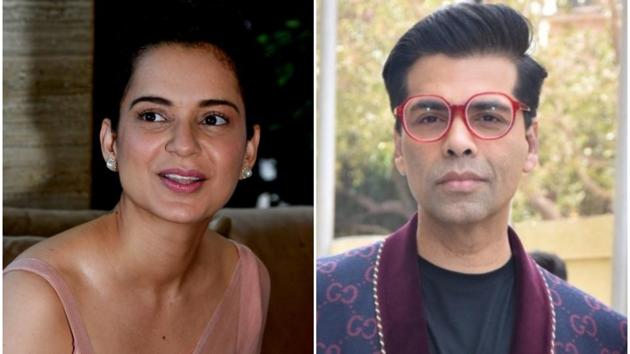 Karan Johar and Kangana Ranaut have been at loggerheads for a while. Karan Johar and Kangana Ranaut have been at loggerheads for a while.