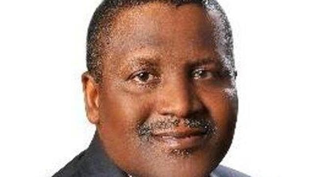 Aliko Dangote said that the two most promising sectors for Africa’s future were agriculture and new technologies.(Twitter/@AlikoDangote)