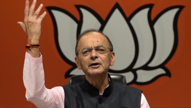 By 2030, India might be one of the top three economies in the world and have less than 10% of its population below the poverty line, Union finance minister Arun Jaitley said on Saturday. (Mohd Zakir/HT PHOTO) By 2030, India might be one of the top three economies in the world and have less than 10% of its population below the poverty line, Union finance minister Arun Jaitley said on Saturday. (Mohd Zakir/HT PHOTO)