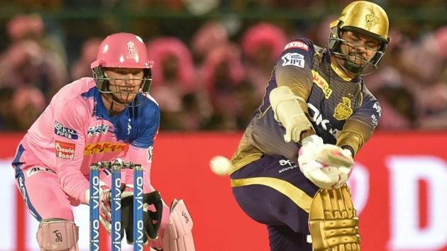 KKR batsman Sunil Narine plays a shot during the Indian Premier League 2019. (PTI) KKR batsman Sunil Narine plays a shot during the Indian Premier League 2019. (PTI)